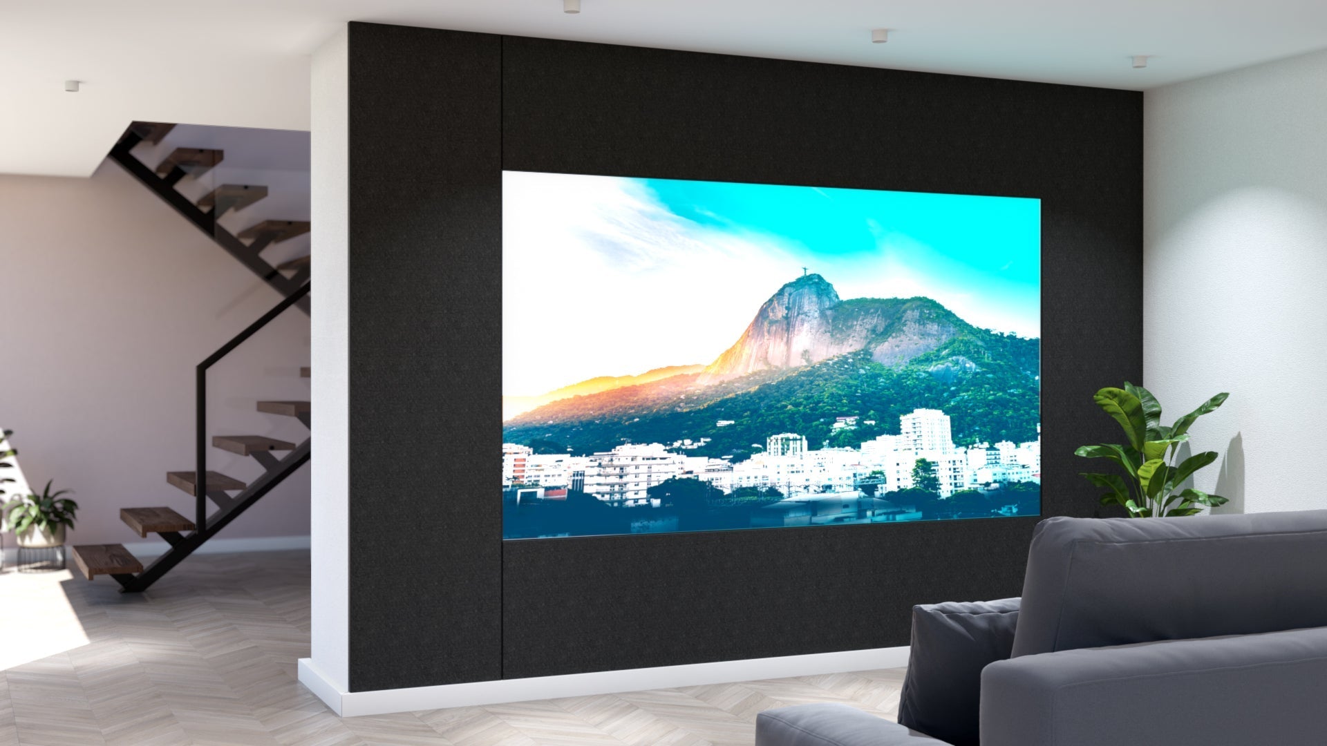 How To - Rectangle Panels in Screen Surround Layout – Fabric Walls