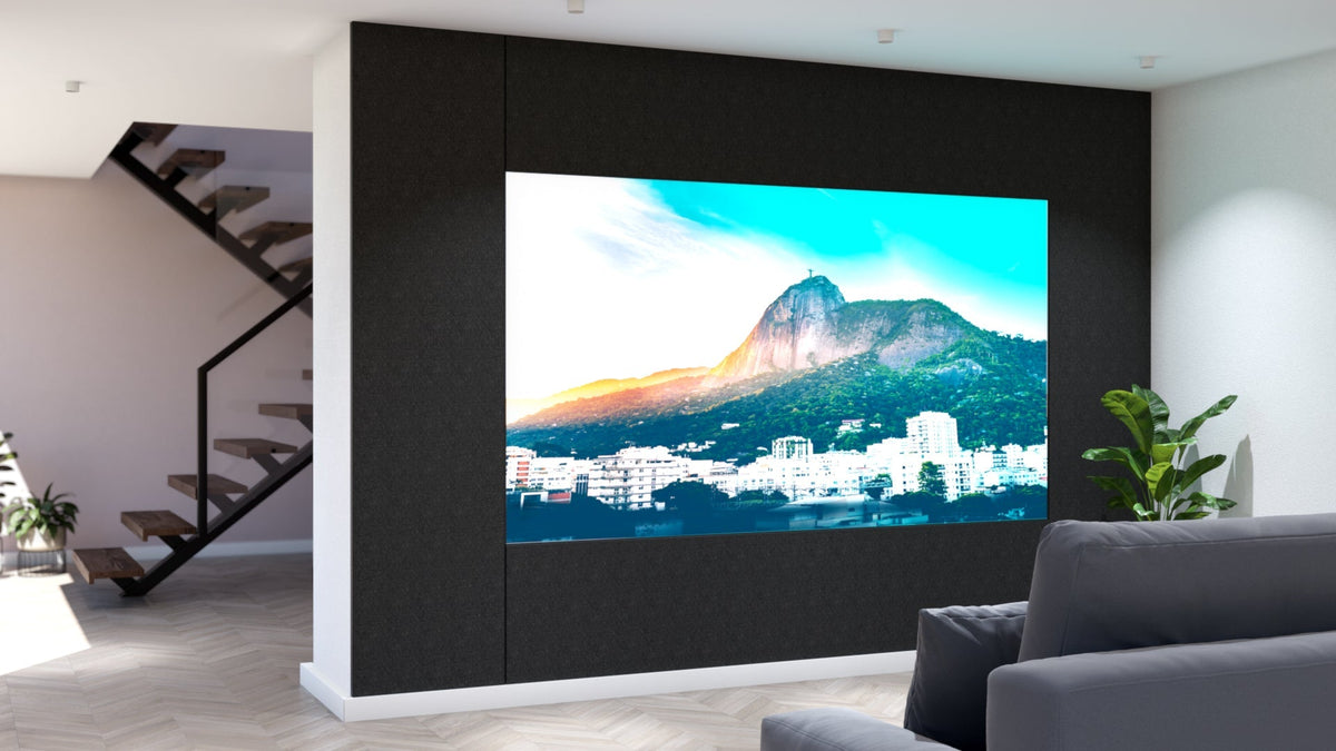 How To - Rectangle Panels in Screen Surround Layout – Fabric Walls