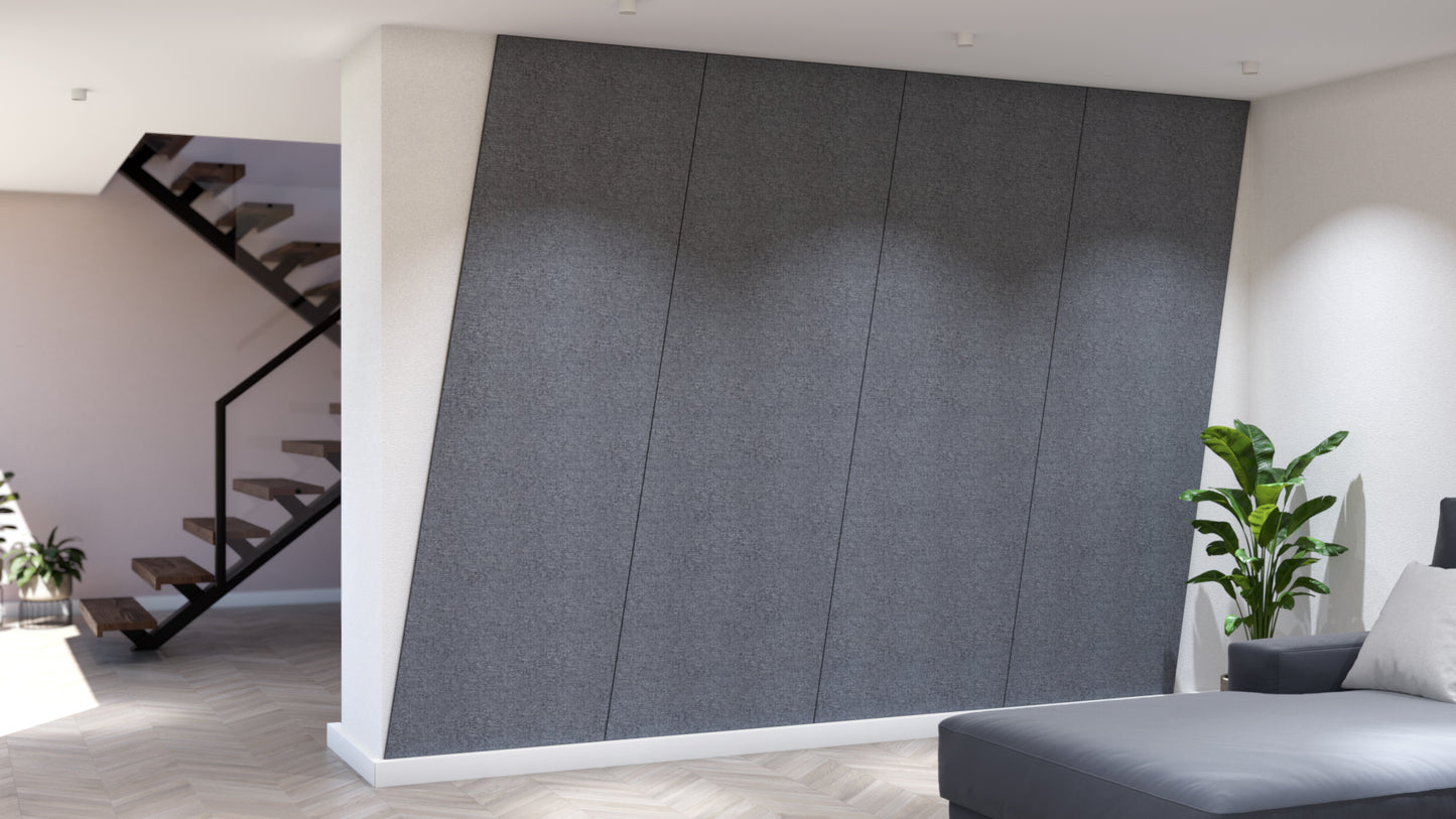 Angled Rectangle Fabric Panel