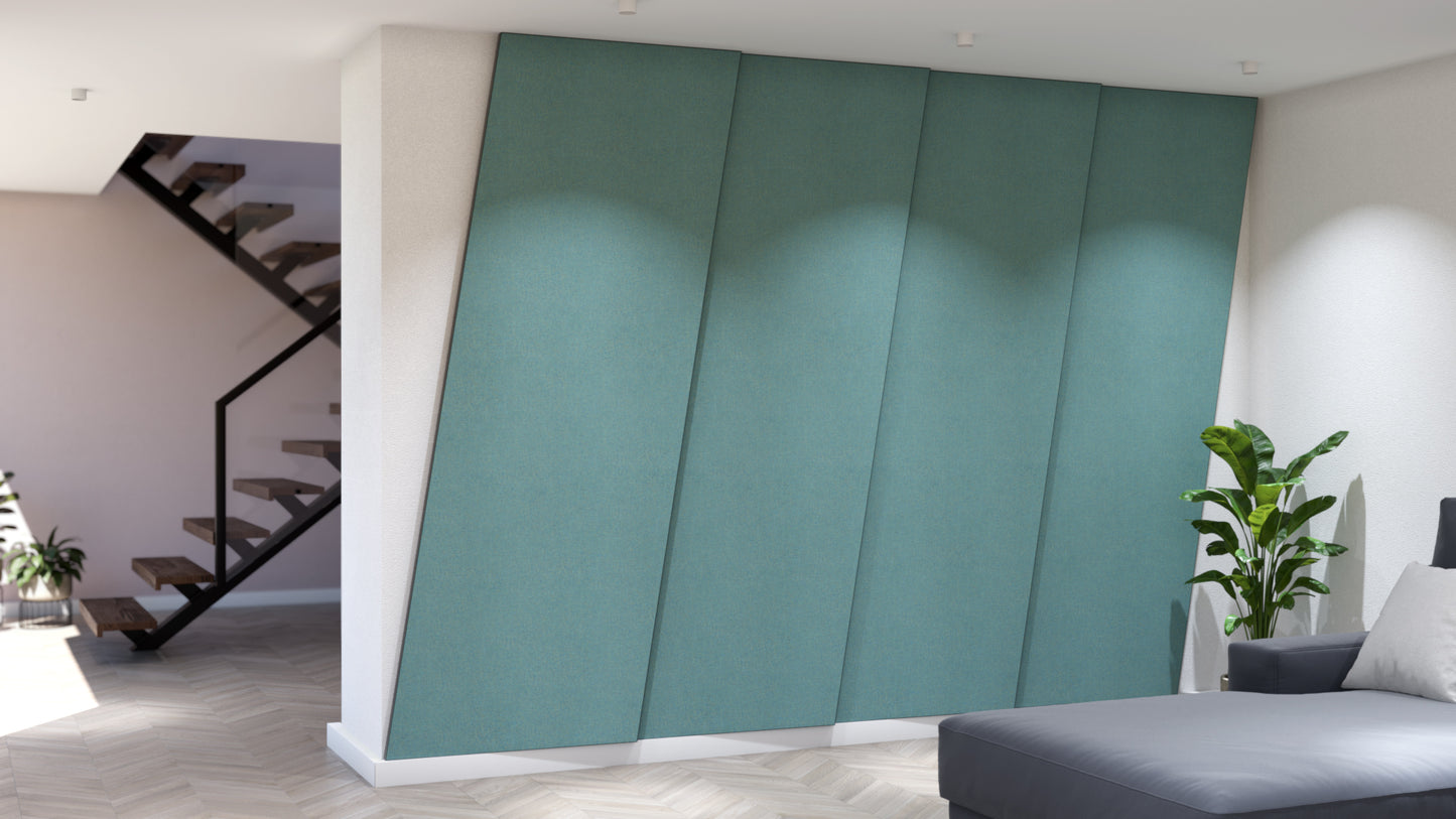 Angled Rectangle Fabric Panel