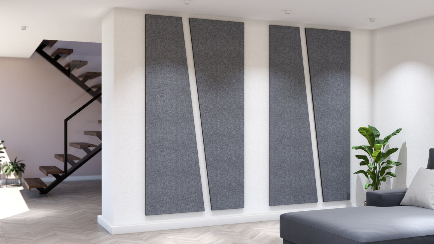 Angled Rectangle Fabric Panel
