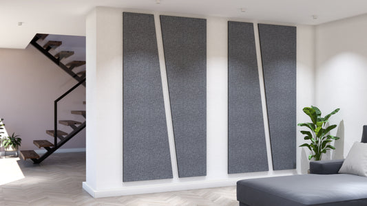 Angled Rectangle Fabric Panel