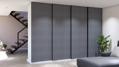 Finned Rectangle Fabric Panel