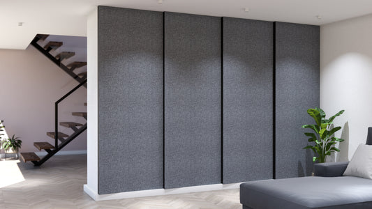 Finned Rectangle Fabric Panel