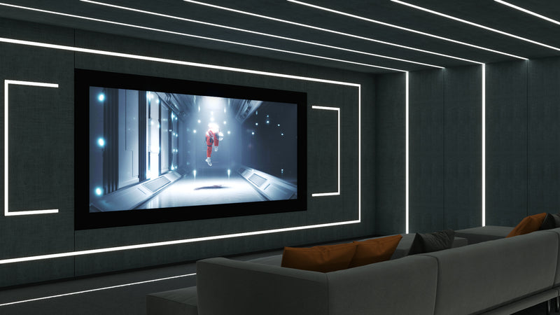 Toronto Cinema Fabric Walls Finished Room View
