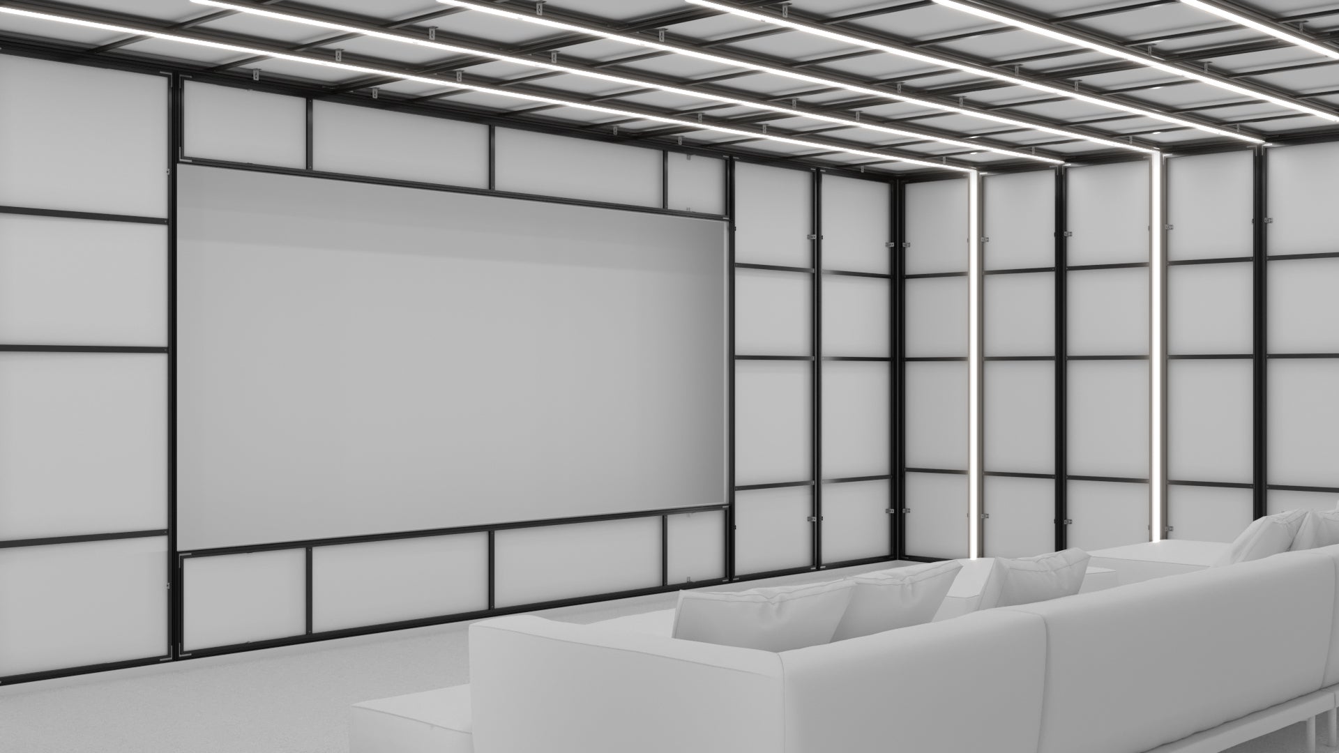 Toronto Cinema Fabric Walls Frame View