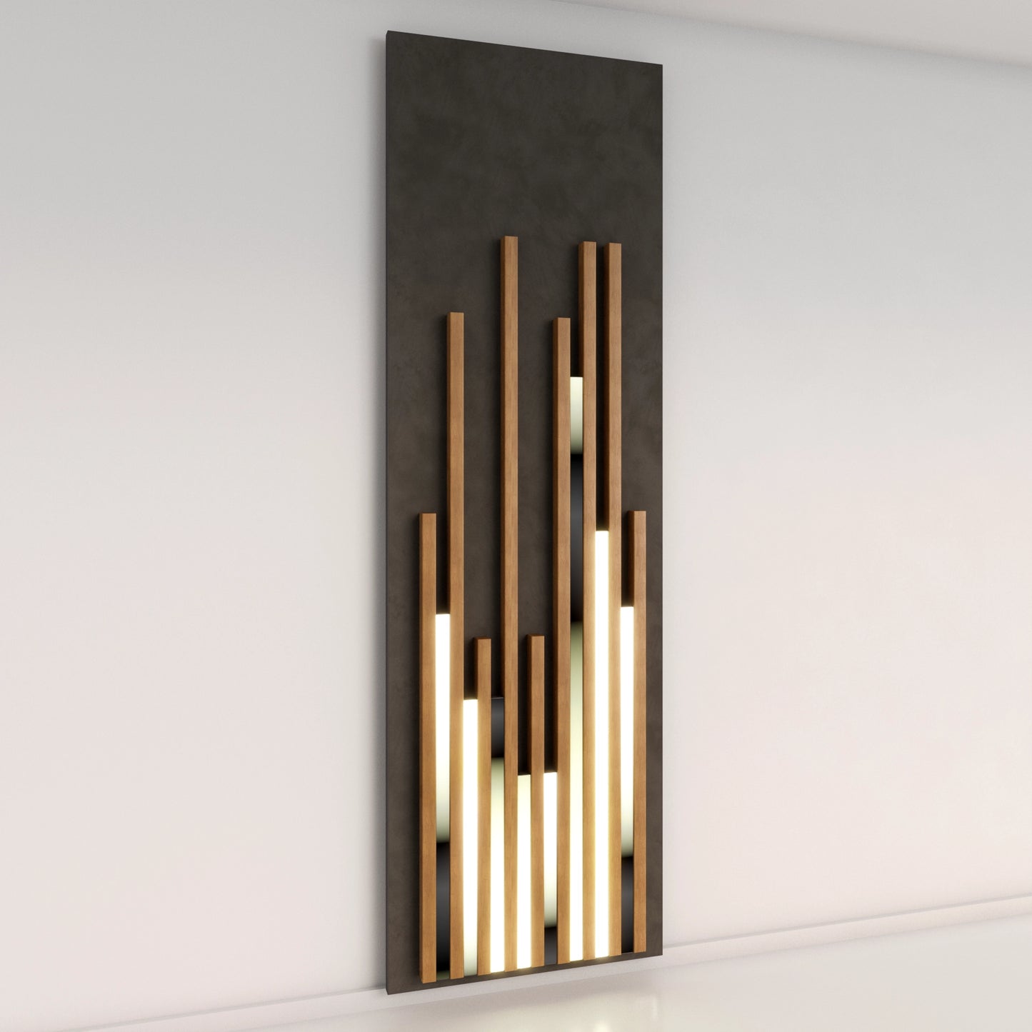 Fabric Walls Elements Staggered Slats