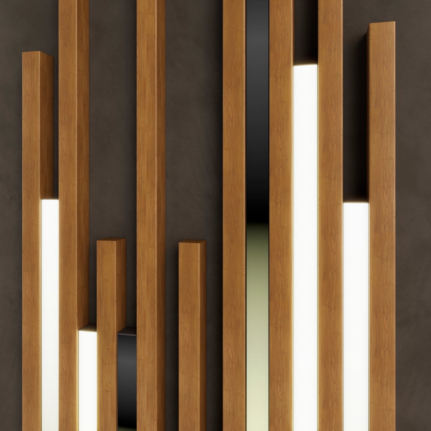 Fabric Walls Elements Staggered Slats